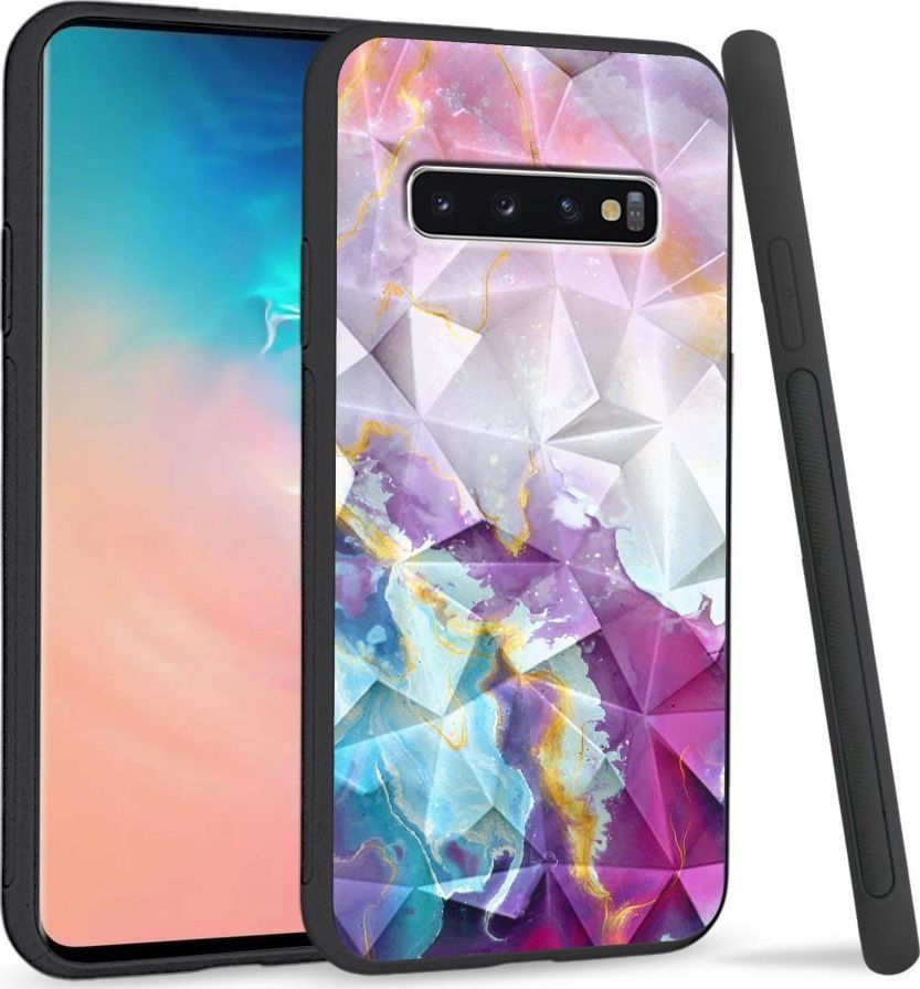 Super Fashion Etui na telefon Samsung Galaxy S10 Crystal Case Beautiful abstract 1