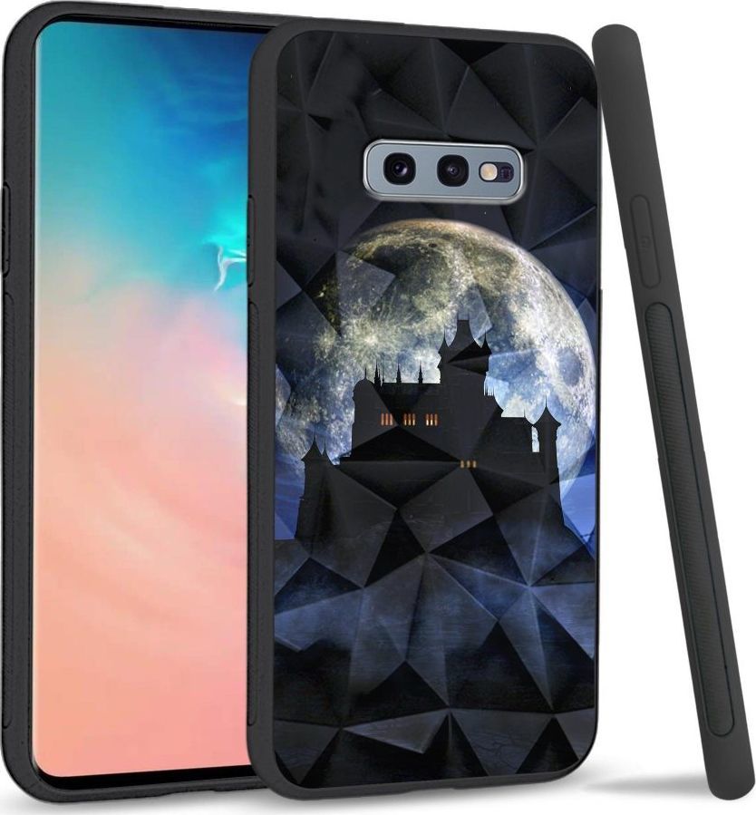 Super Fashion Etui na telefon Samsung Galaxy S10E Crystal Case Moon castle 1