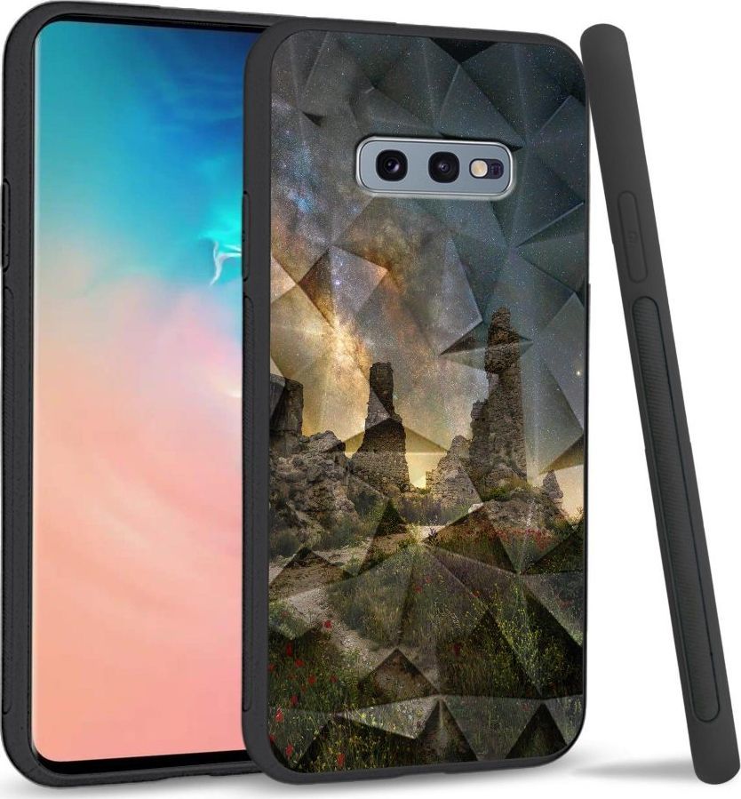 Super Fashion Etui na telefon Samsung Galaxy S10E Crystal Case Stone Path 1