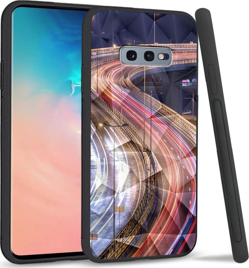 Super Fashion Etui na telefon Samsung Galaxy S10E Crystal Case Night Lights 1