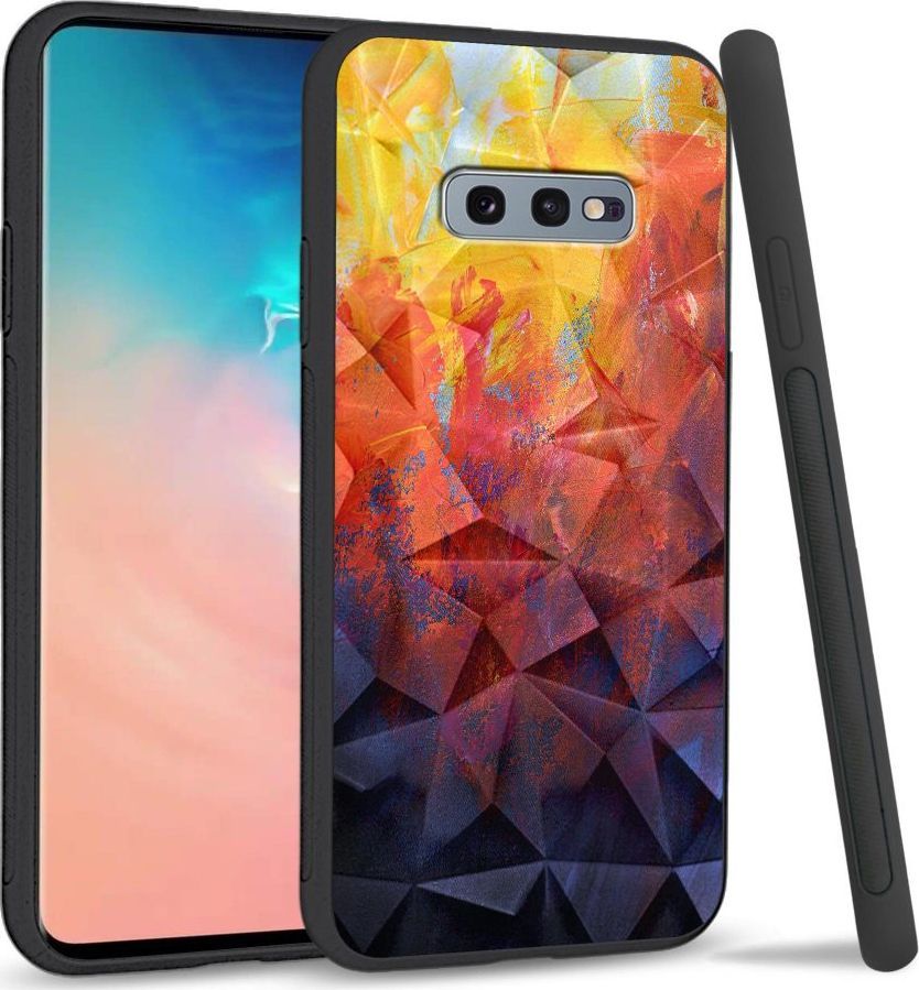 Super Fashion Etui na telefon Samsung Galaxy S10E Crystal Case Pastel Painting 1