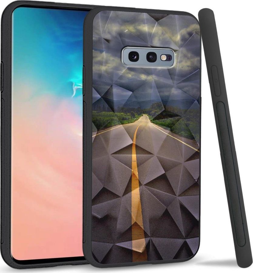 Super Fashion Etui na telefon Samsung Galaxy S10E Crystal Case Road to Heaven 1
