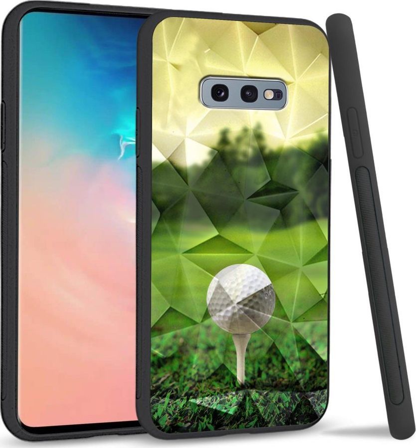 Super Fashion Etui na telefon Samsung Galaxy S10E Crystal Case Golf 1