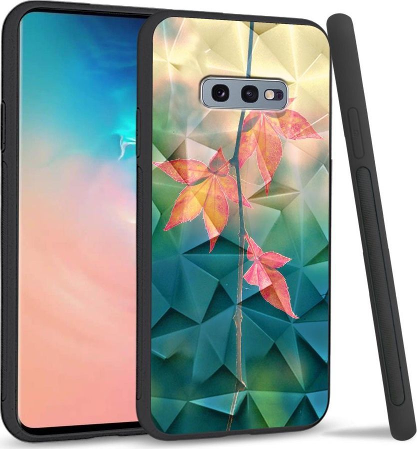 Super Fashion Etui na telefon Samsung Galaxy S10E Crystal Case Autumn Leaves 1