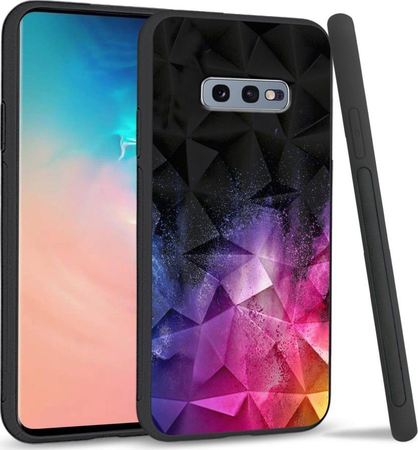 Super Fashion Etui na telefon Samsung Galaxy S10E Crystal Case Splash Colors 1