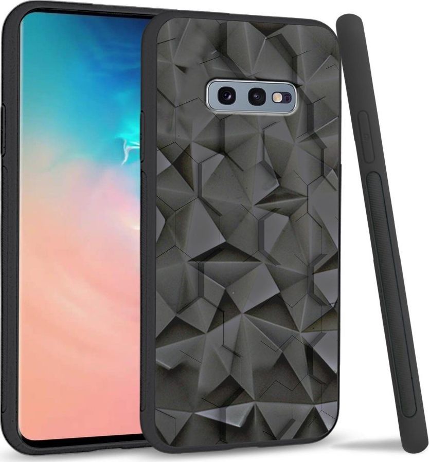 Super Fashion Etui na telefon Samsung Galaxy S10E Crystal Case Honeycomb Pattern 1
