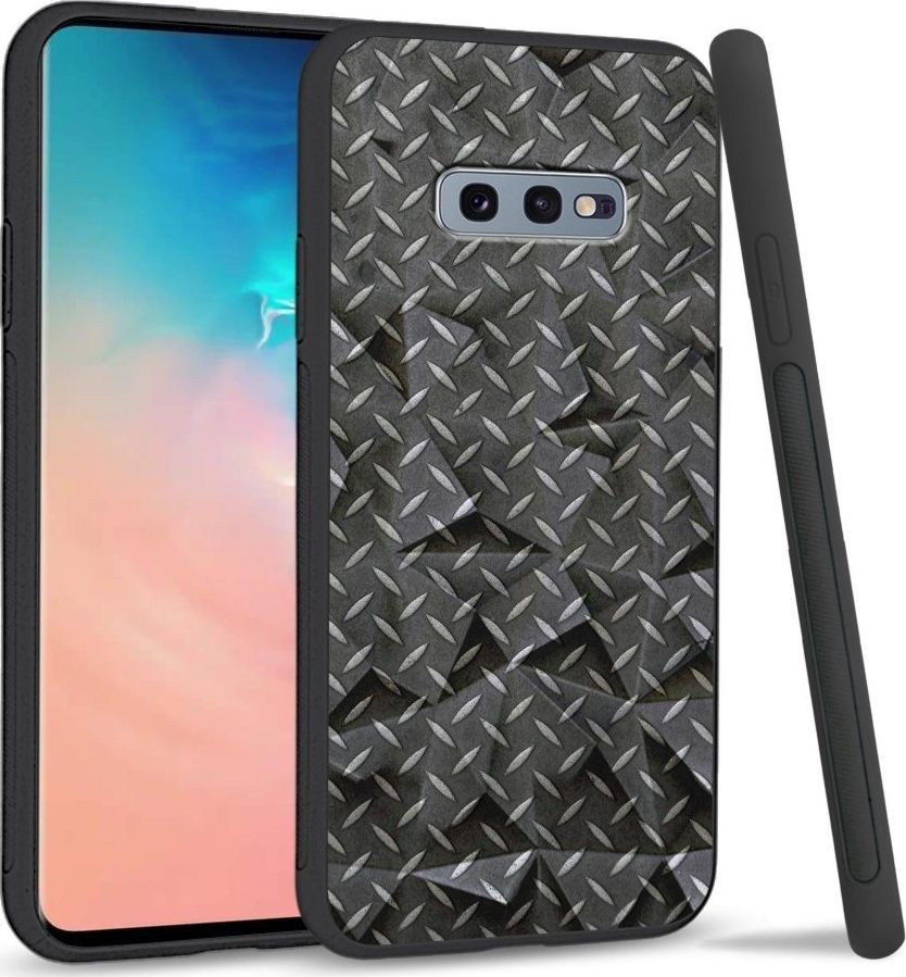 Super Fashion Etui na telefon Samsung Galaxy S10E Crystal Case Metal 1
