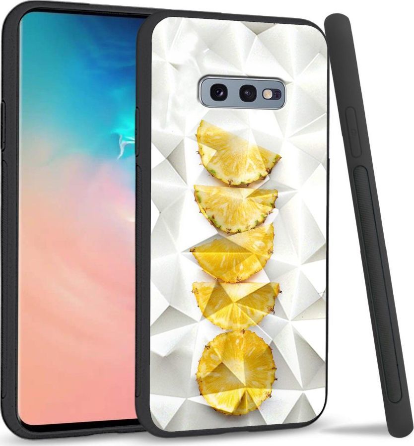Super Fashion Etui na telefon Samsung Galaxy S10E Crystal Case Pineapple pieces 1
