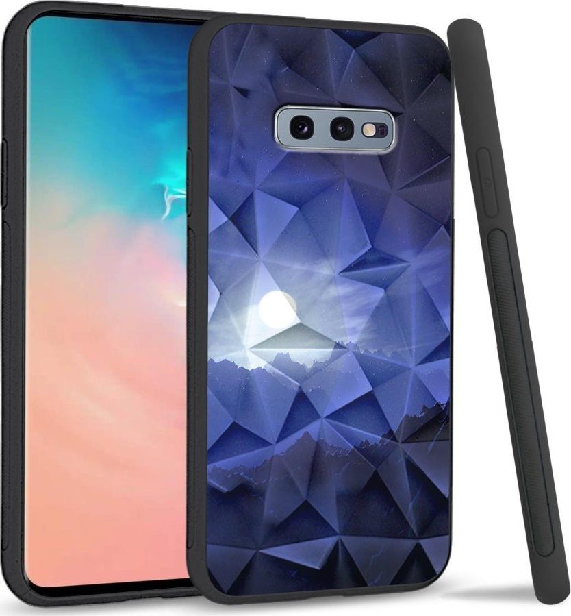 Super Fashion Etui na telefon Samsung Galaxy S10E Crystal Case Blue night 1
