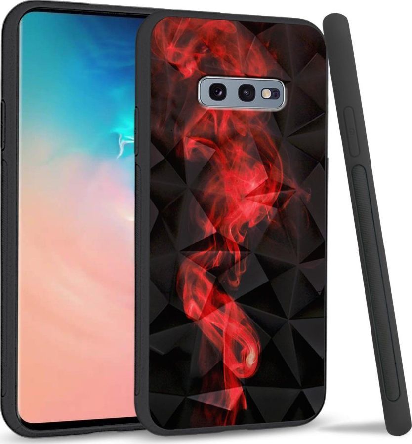 Super Fashion Etui na telefon Samsung Galaxy S10E Crystal Case Red smoke 1