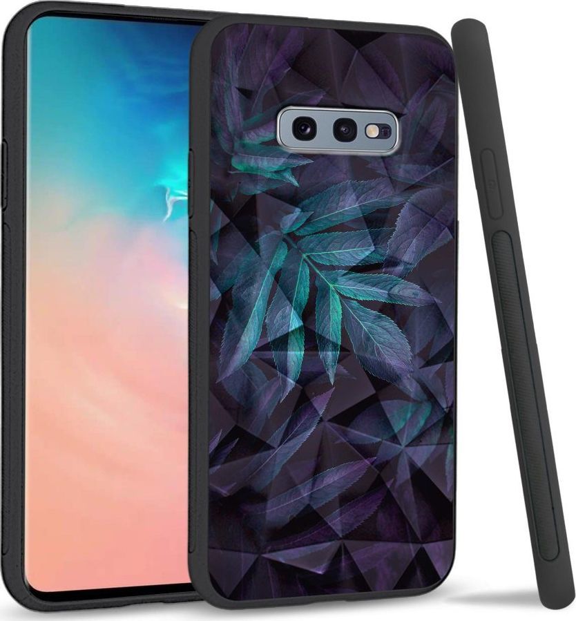 Super Fashion Etui na telefon Samsung Galaxy S10E Crystal Case Night leaves 1