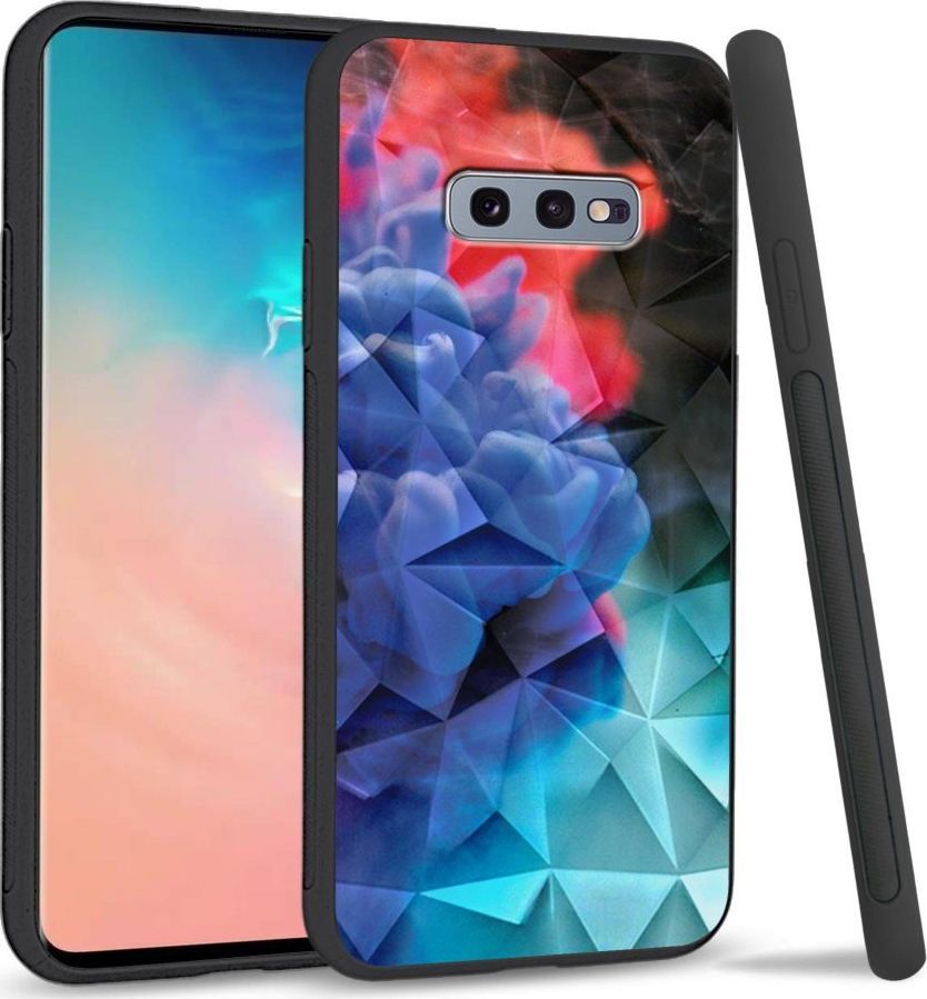 Super Fashion Etui na telefon Samsung Galaxy S10E Crystal Case Water color 1