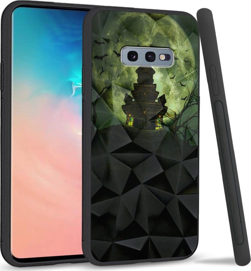 Super Fashion Etui na telefon Samsung Galaxy S10E Crystal Case Spooky castle 1