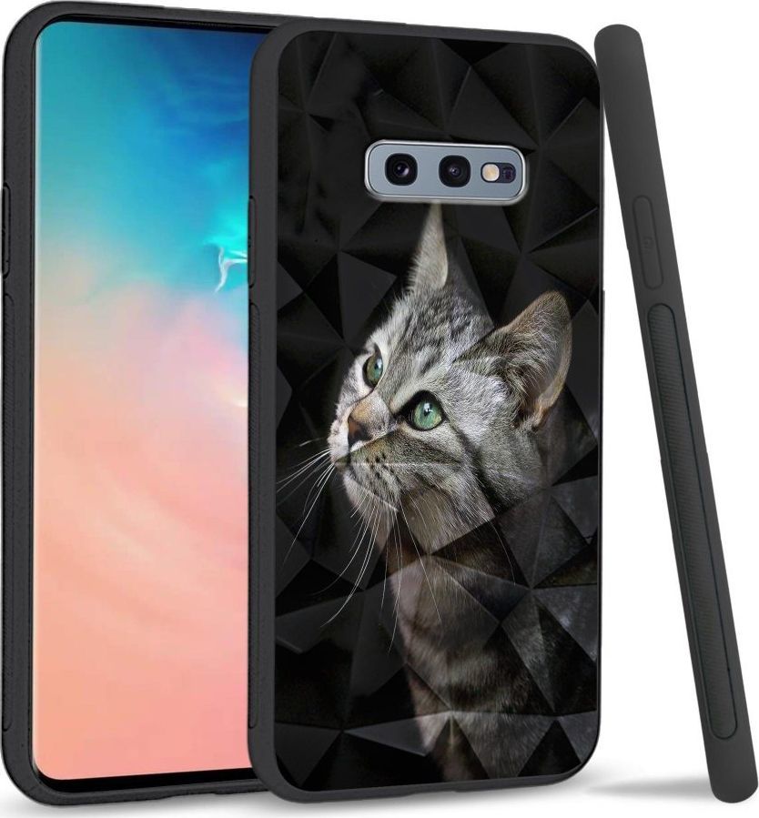 Super Fashion Etui na telefon Samsung Galaxy S10E Crystal Case My kitty friend 1