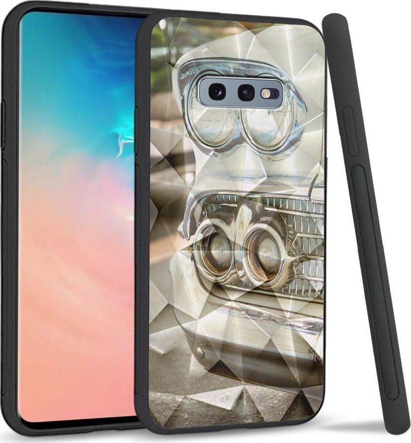Super Fashion Etui na telefon Samsung Galaxy S10E Crystal Case Vintage 1