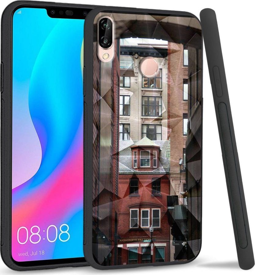 Super Fashion Etui na telefon Huawei P20 Lite 2019 Crysta Pokrowiec Alley 1