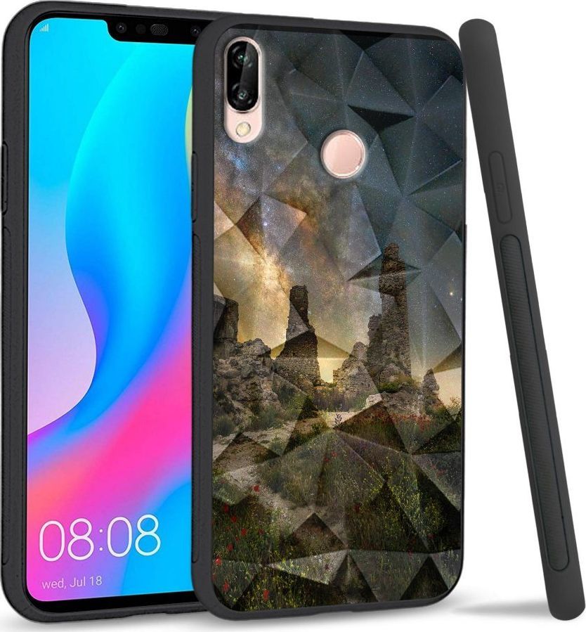 Super Fashion Etui na telefon Huawei P20 Lite 2019 Crysta Pokrowiec Stone Path 1