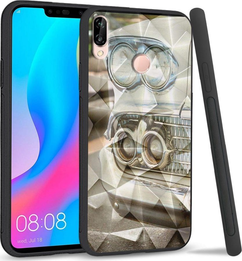 Super Fashion Etui na telefon Huawei P20 Lite 2019 Crysta Pokrowiec Vintage 1