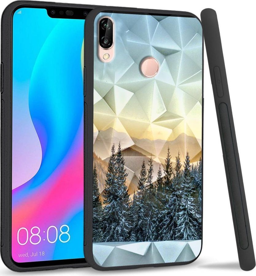 Super Fashion Etui na telefon Huawei P20 Lite 2019 Crysta Pokrowiec Cool Winter 1