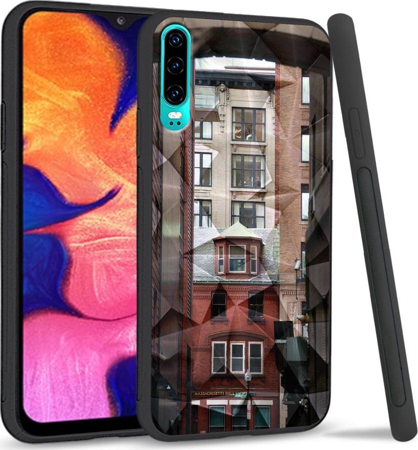 Super Fashion Etui na telefon Huawei P30 Crysta Pokrowiec Alley 1