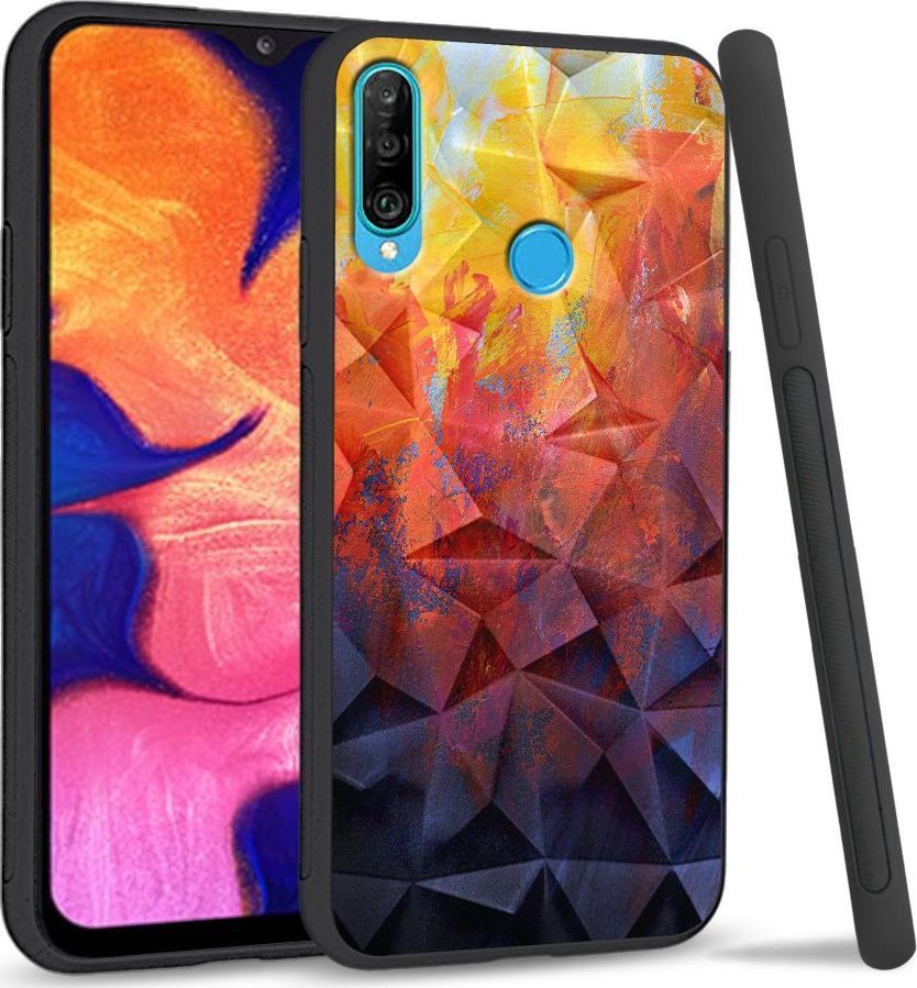 Super Fashion Etui na telefon Huawei P30 Lite Crysta Pokrowiec Pastel Painting 1