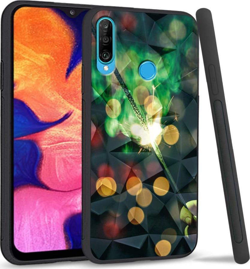 Super Fashion Etui na telefon Huawei P30 Lite Crysta Pokrowiec Firework 1