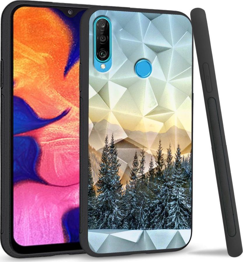 Super Fashion Etui na telefon Huawei P30 Lite Crysta Pokrowiec Cool Winter 1