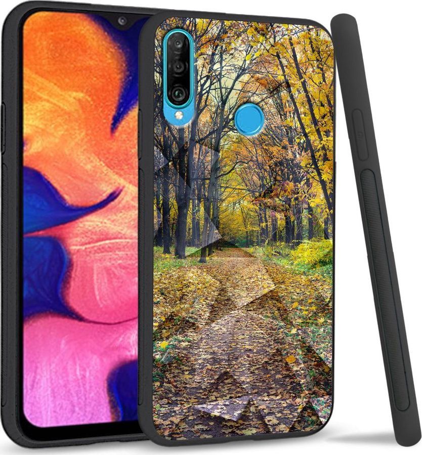 Super Fashion Etui na telefon Huawei P30 Lite Crysta Pokrowiec Walk in Park 1