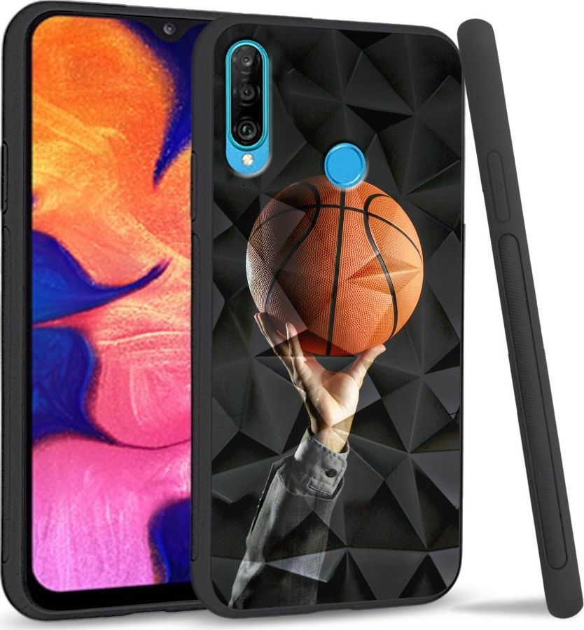 Super Fashion Etui na telefon Huawei P30 Lite Crysta Pokrowiec Basketball 1