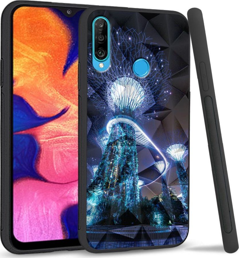 Super Fashion Etui na telefon Huawei P30 Lite Crysta Pokrowiec Architectural Marvel 1
