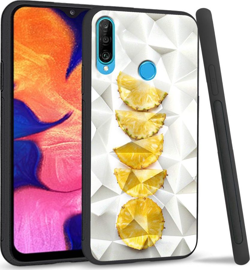 Super Fashion Etui na telefon Huawei P30 Lite Crysta Pokrowiec Pineapple pieces 1