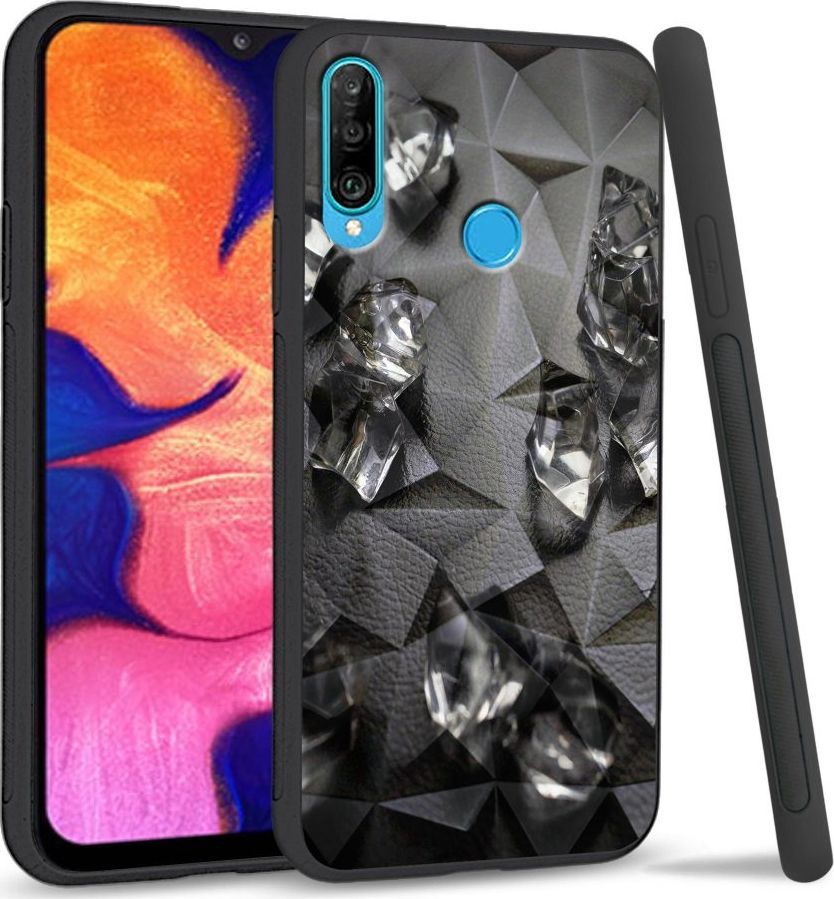 Super Fashion Etui na telefon Huawei P30 Lite Crysta Pokrowiec Glass Cube 1