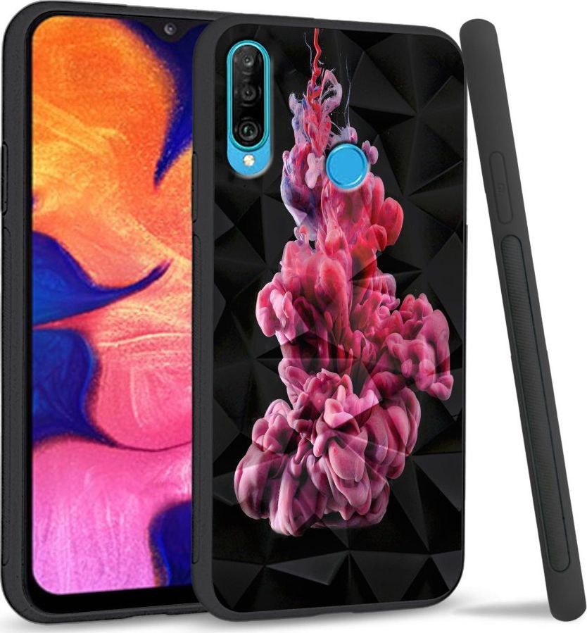 Super Fashion Etui na telefon Huawei P30 Lite Crysta Pokrowiec Water smoke 1