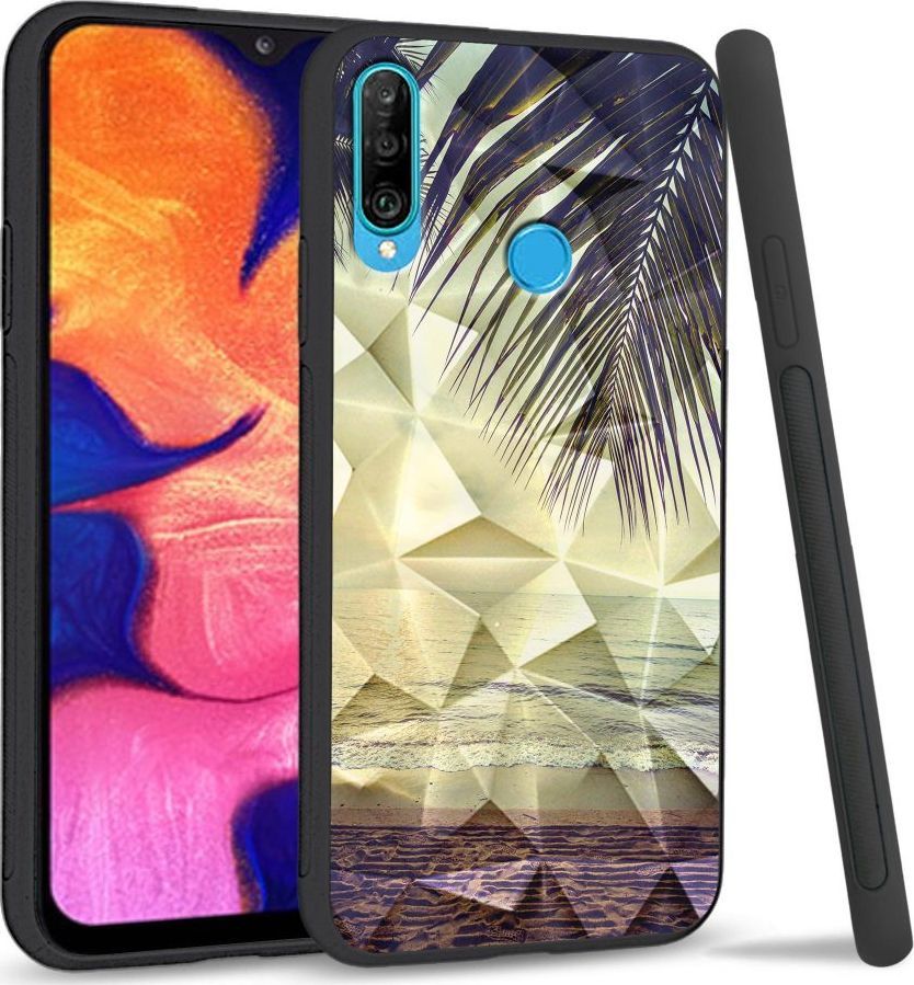 Super Fashion Etui na telefon Huawei P30 Lite Crysta Pokrowiec Beach side 1