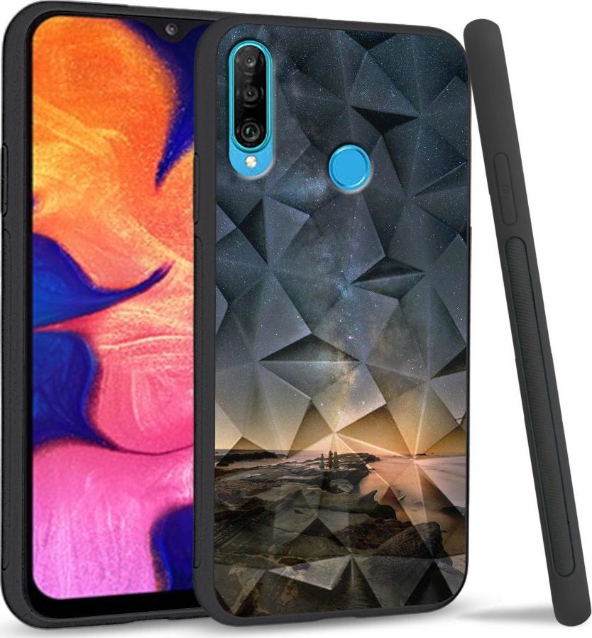 Super Fashion Etui na telefon Huawei P30 Lite Crysta Pokrowiec Stary night rocks 1