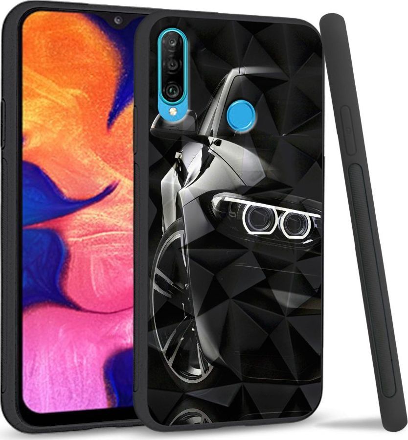 Super Fashion Etui na telefon Huawei P30 Lite Crysta Pokrowiec LED headlights 1