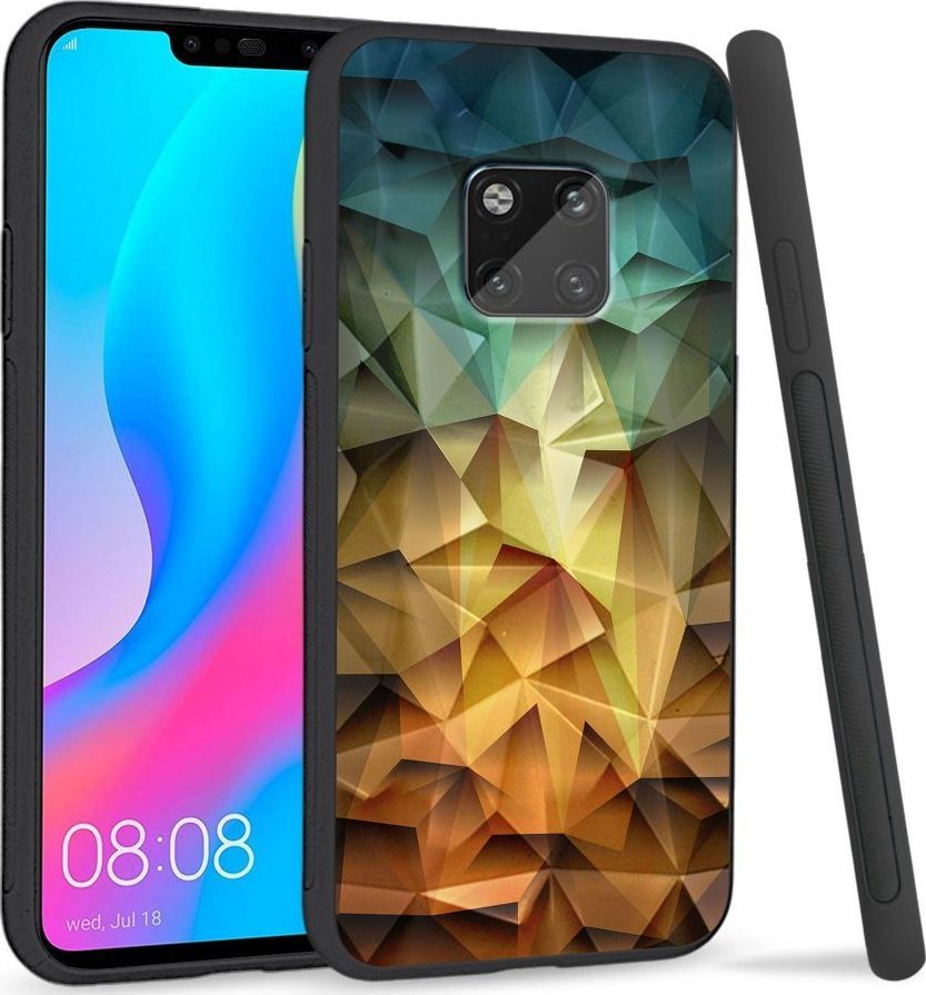 Super Fashion Etui na telefon Huawei Mate 20 Pro Crysta Pokrowiec Polygonal 1