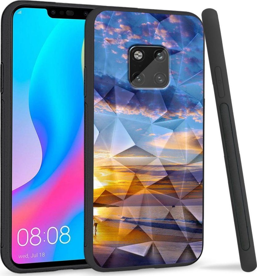 Super Fashion Etui na telefon Huawei Mate 20 Pro Crysta Pokrowiec Beach sky 1