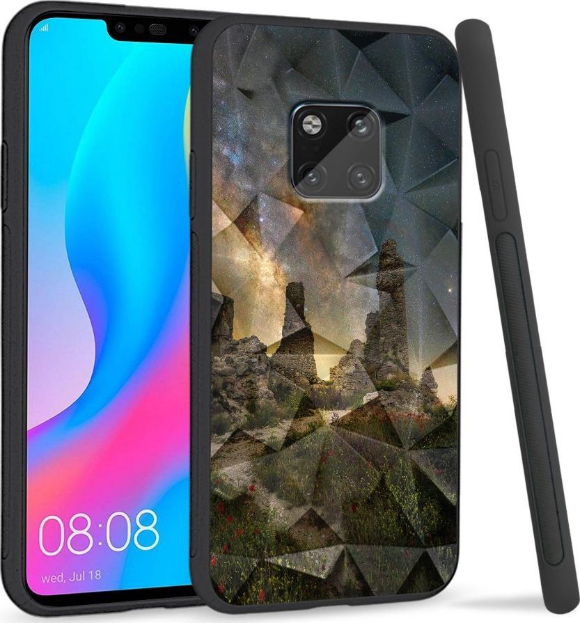 Super Fashion Etui na telefon Huawei Mate 20 Pro Crysta Pokrowiec Stone Path 1