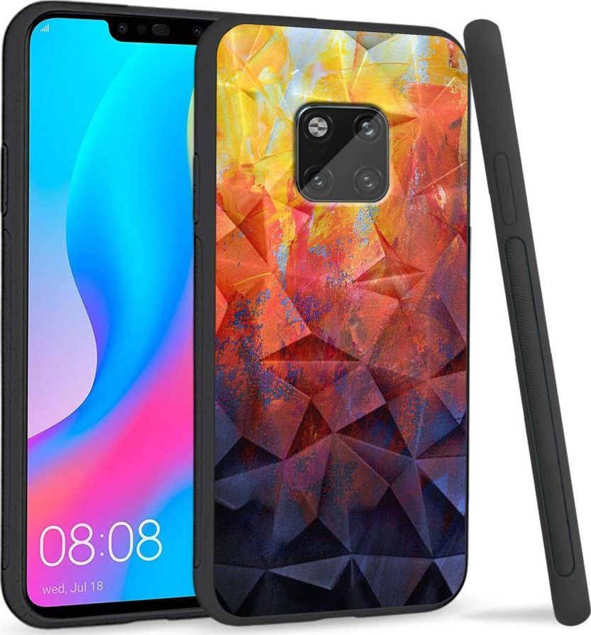 Super Fashion Etui na telefon Huawei Mate 20 Pro Crysta Pokrowiec Pastel Painting 1