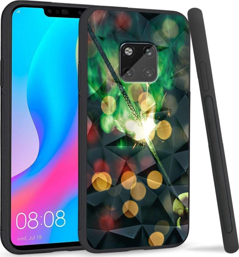 Super Fashion Etui na telefon Huawei Mate 20 Pro Crysta Pokrowiec Firework 1