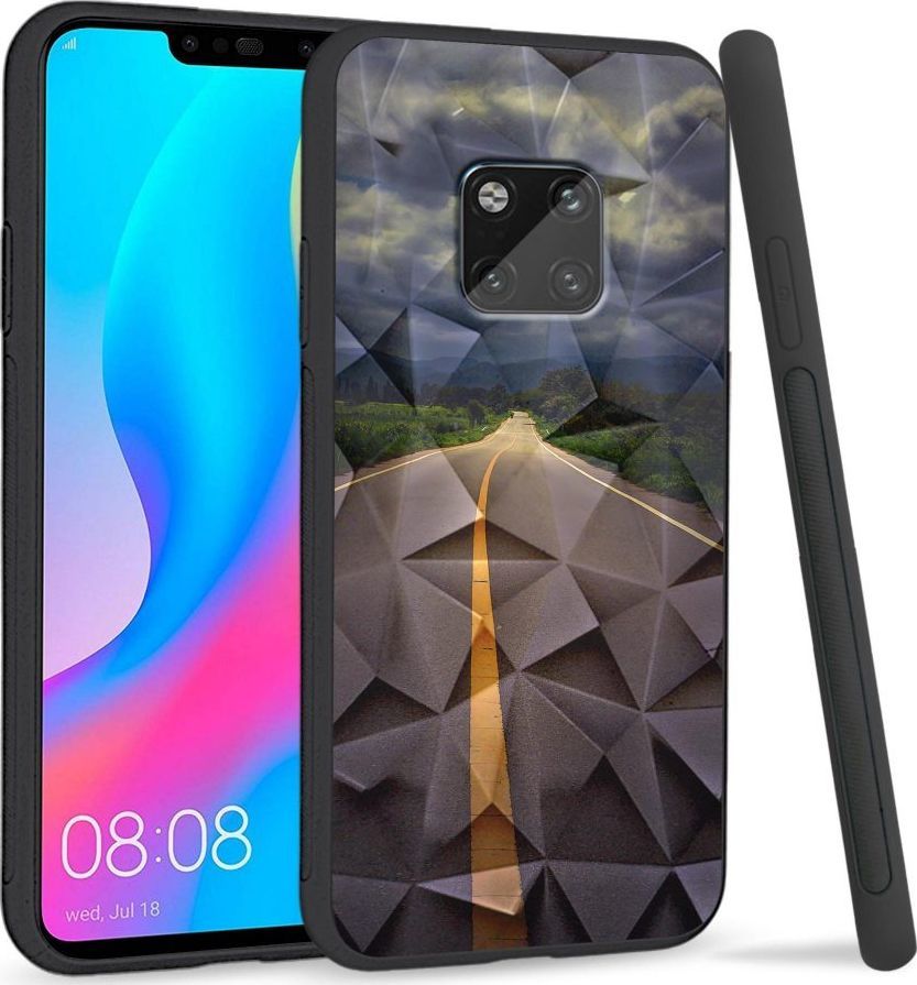 Super Fashion Etui na telefon Huawei Mate 20 Pro Crysta Pokrowiec Road to Heaven 1