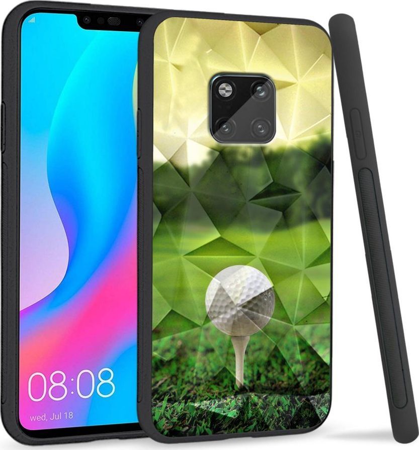 Super Fashion Etui na telefon Huawei Mate 20 Pro Crysta Pokrowiec Golf 1