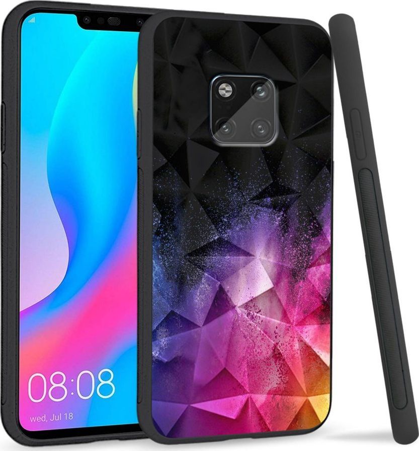 Super Fashion Etui na telefon Huawei Mate 20 Pro Crysta Pokrowiec Splash Colors 1