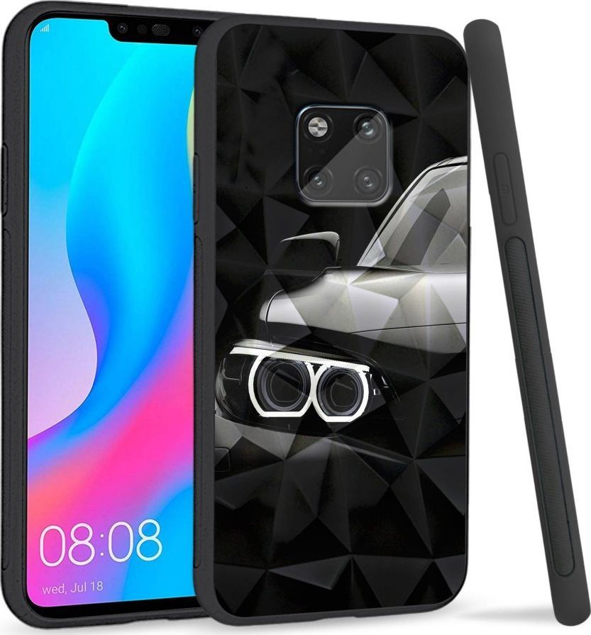 Super Fashion Etui na telefon Huawei Mate 20 Pro Crysta Pokrowiec Car Headlights 1