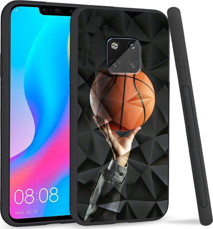 Super Fashion Etui na telefon Huawei Mate 20 Pro Crysta Pokrowiec Basketball 1