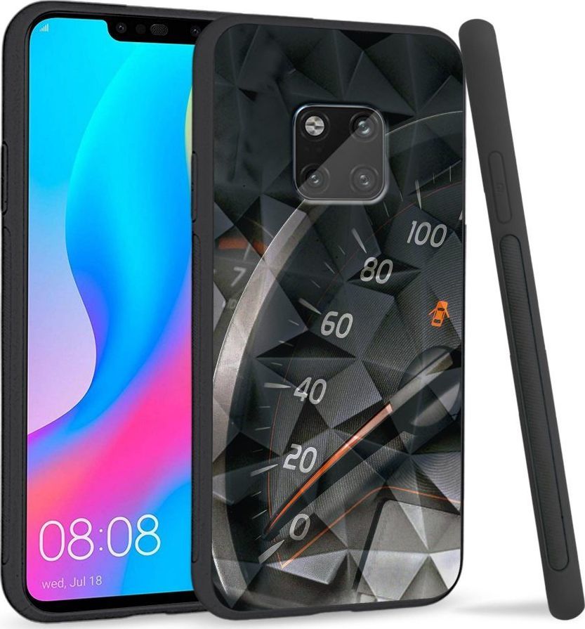 Super Fashion Etui na telefon Huawei Mate 20 Pro Crysta Pokrowiec Speed Limit 1