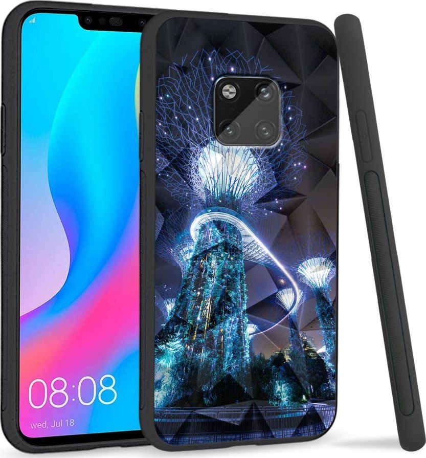 Super Fashion Etui na telefon Huawei Mate 20 Pro Crysta Pokrowiec Architectural Marvel 1