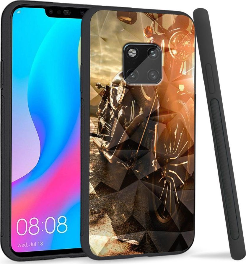 Super Fashion Etui na telefon Huawei Mate 20 Pro Crysta Pokrowiec Harley Davidson 1