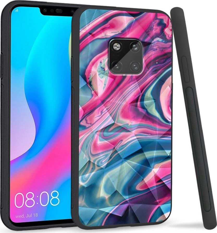 Super Fashion Etui na telefon Huawei Mate 20 Pro Crysta Pokrowiec Liquid Abstract 1
